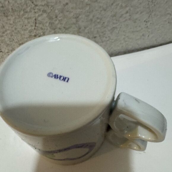 Avon Sweet Sentiments Coffee Tea Mug Heart Shaped Handles - Picture 5 of 6